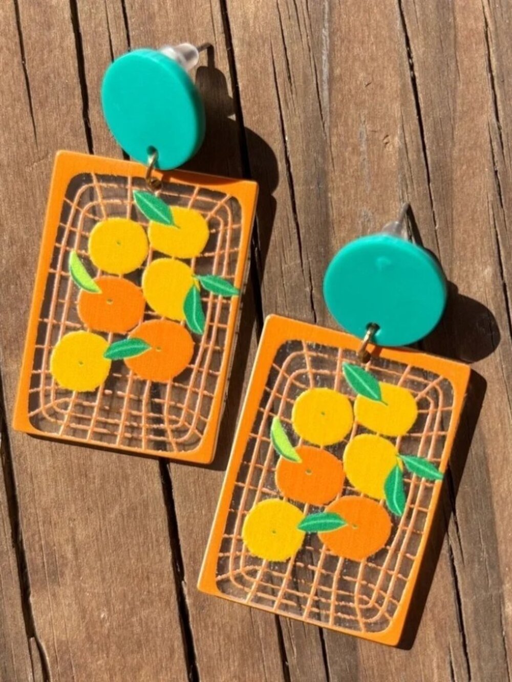 ✨Modcloth Emlyn Clementine Earrings